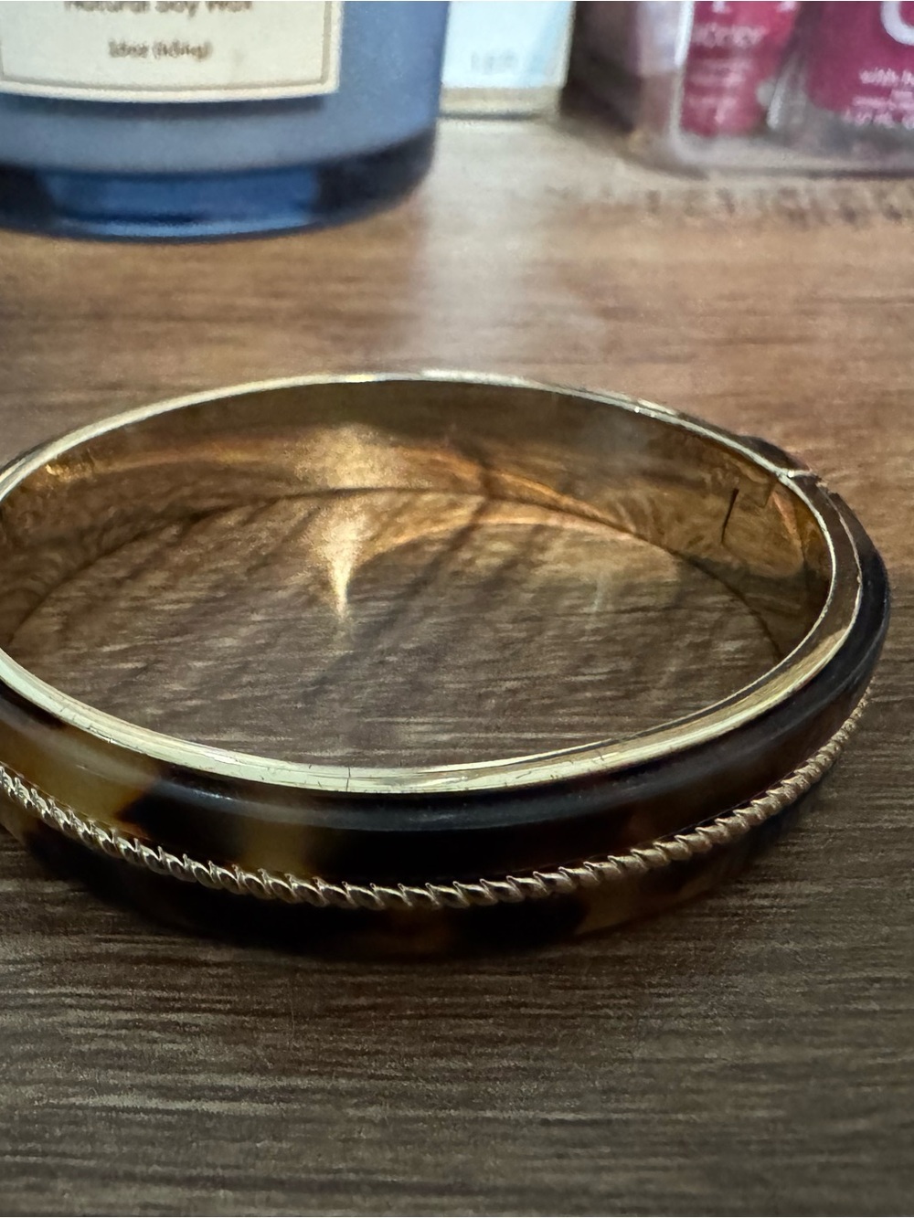 Lauren Ralph Lauren Tortoiseshell Resin and Gold-Tone Bangle